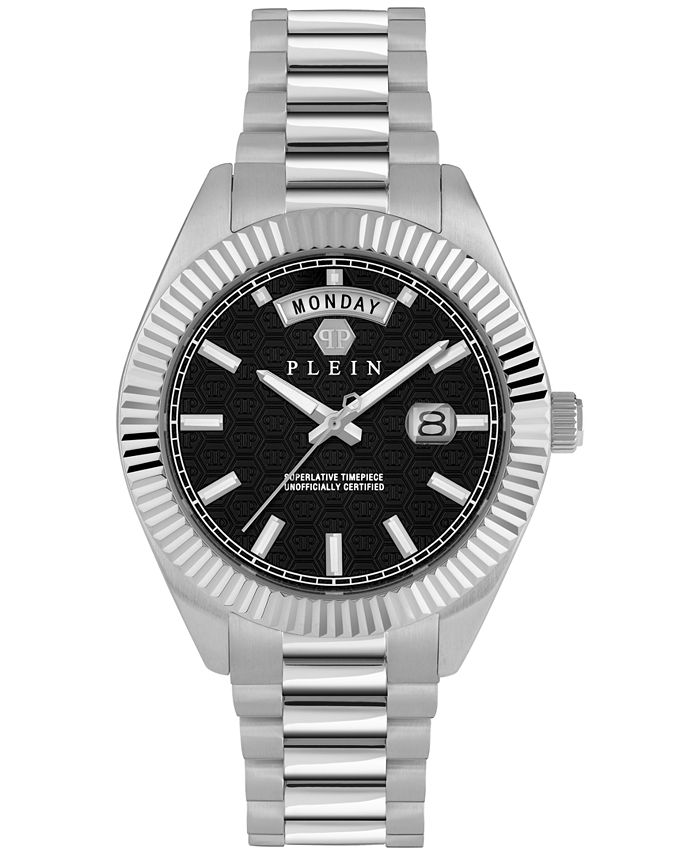 Philipp Plein Gray Stainless Steel Dress Watch main image 1