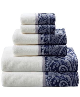 Aubrey 6-Pc Jacquard Bath Towel Set