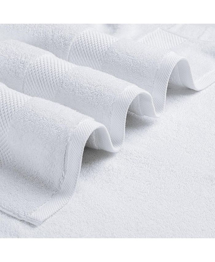 White Classic Luxury Cotton Jumbo Bath Sheets 35x70 | Set of 2 | - White - 70x34