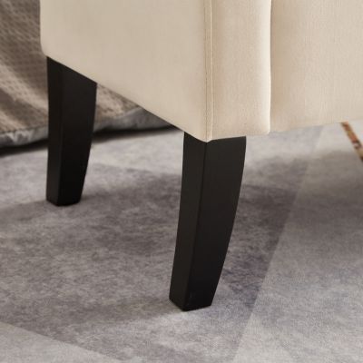 Streamdale 51.5" Bed Bench With Storage Velvet