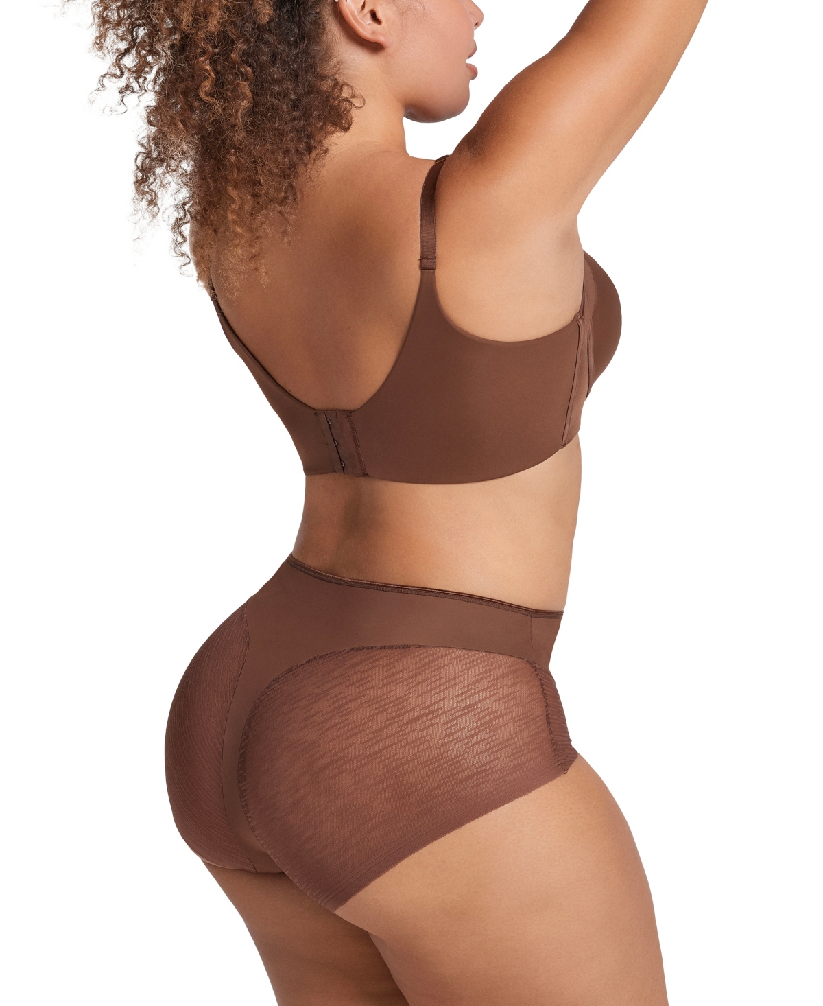 High Waisted Sheer Lace Shaper Panty