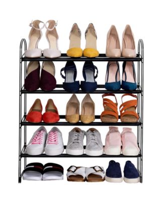 4-Tier Expandable Shoe Rack