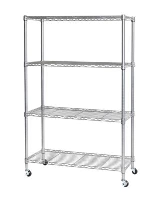 UltraDurable 4-Tier NSF Steel Wire Shelving System