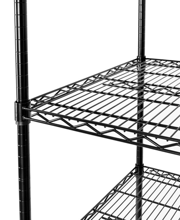Seville Classics UltraDurable 5Tier NSF Steel Wire Shelving, 48" W x
