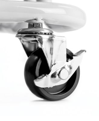 3-Tier Steel Cart with Handle