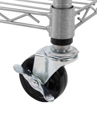 UltraDurable 5-Tier NSF Steel Wire Shelving System