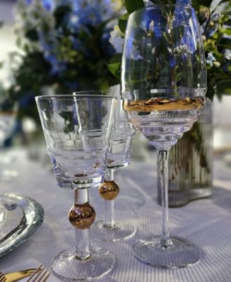 Stripe Wine Glasses, Set of 6