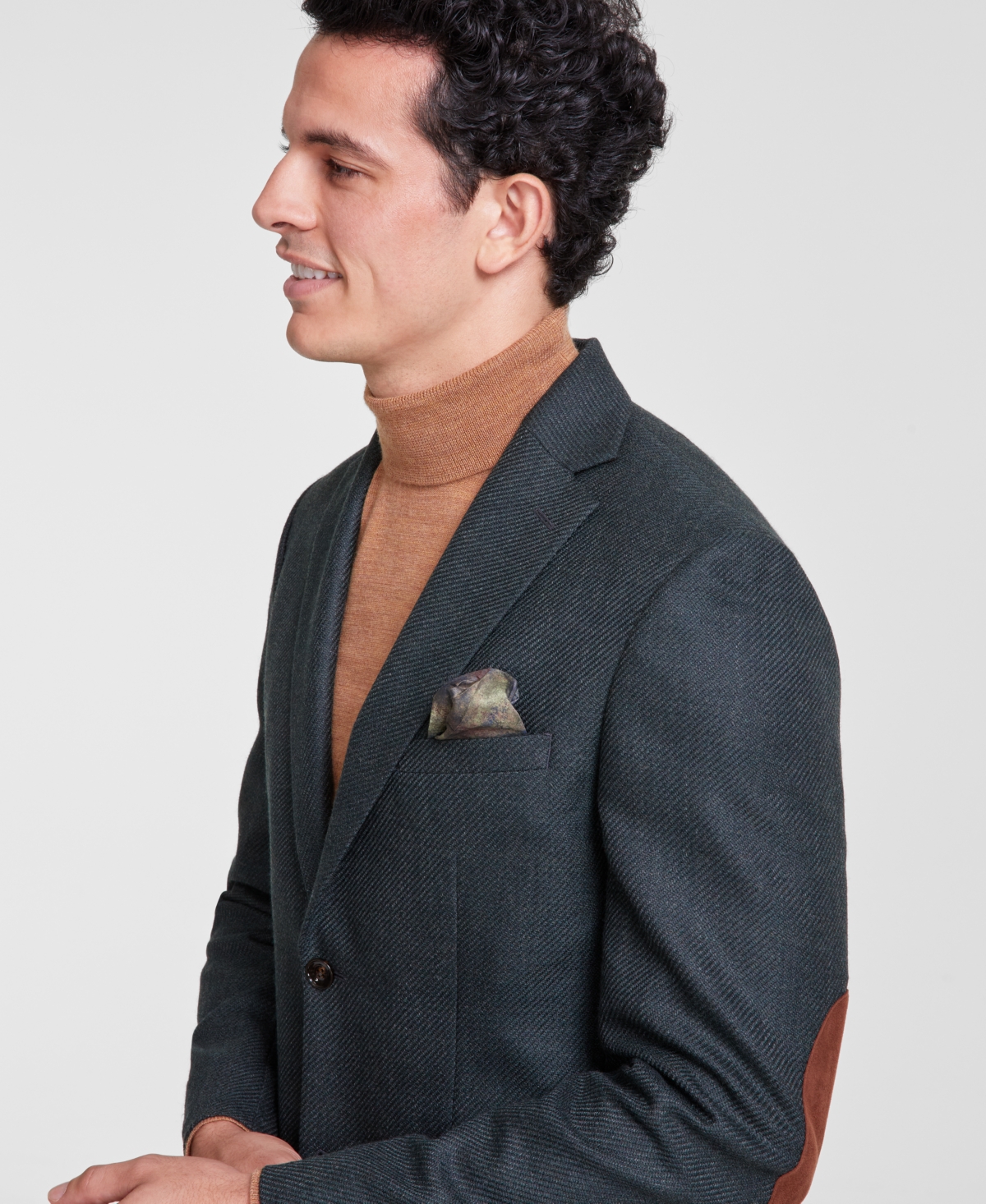 Tallia Men's Slim-Fit Wool Blend Sport Coat - Rust | Smart Closet