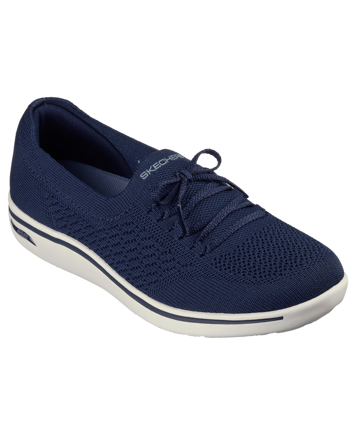 Women's Arch Fit Uplift-Florence Casual Sneakers from Finish Line - Navy, White
