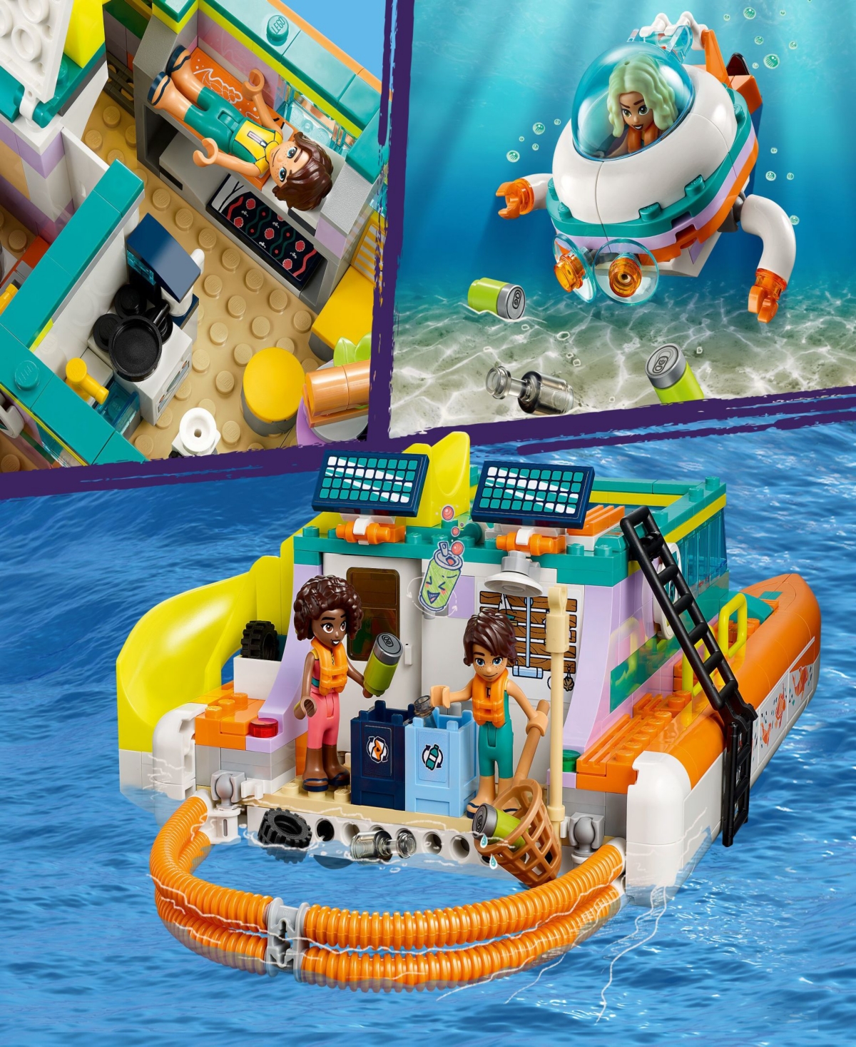 Lego Friends 41734 Sea Rescue Boat Toy Adventure Building Set