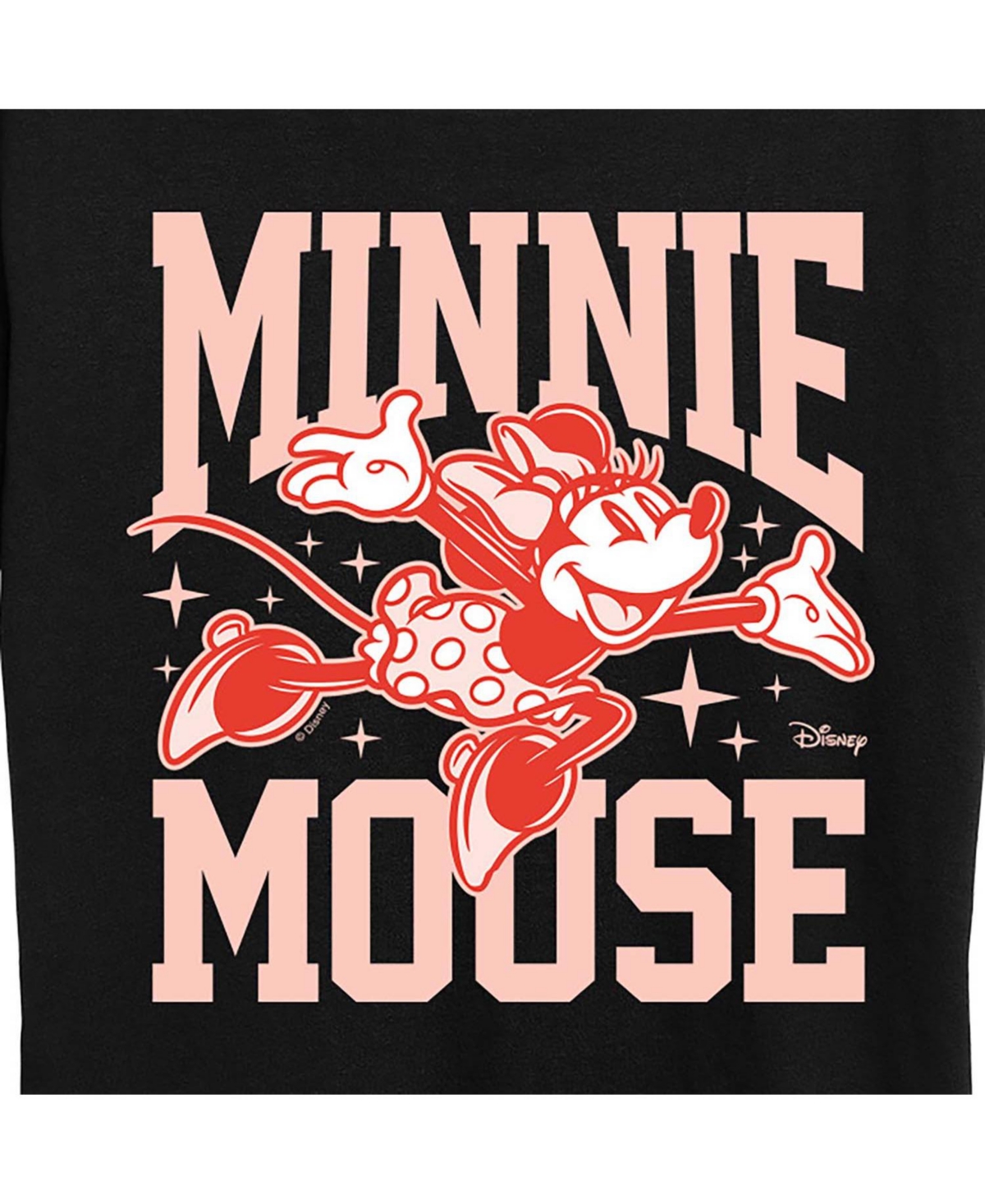 Hybrid Apparel Plus Size Minnie Mouse Graphic T-shirt In Grey