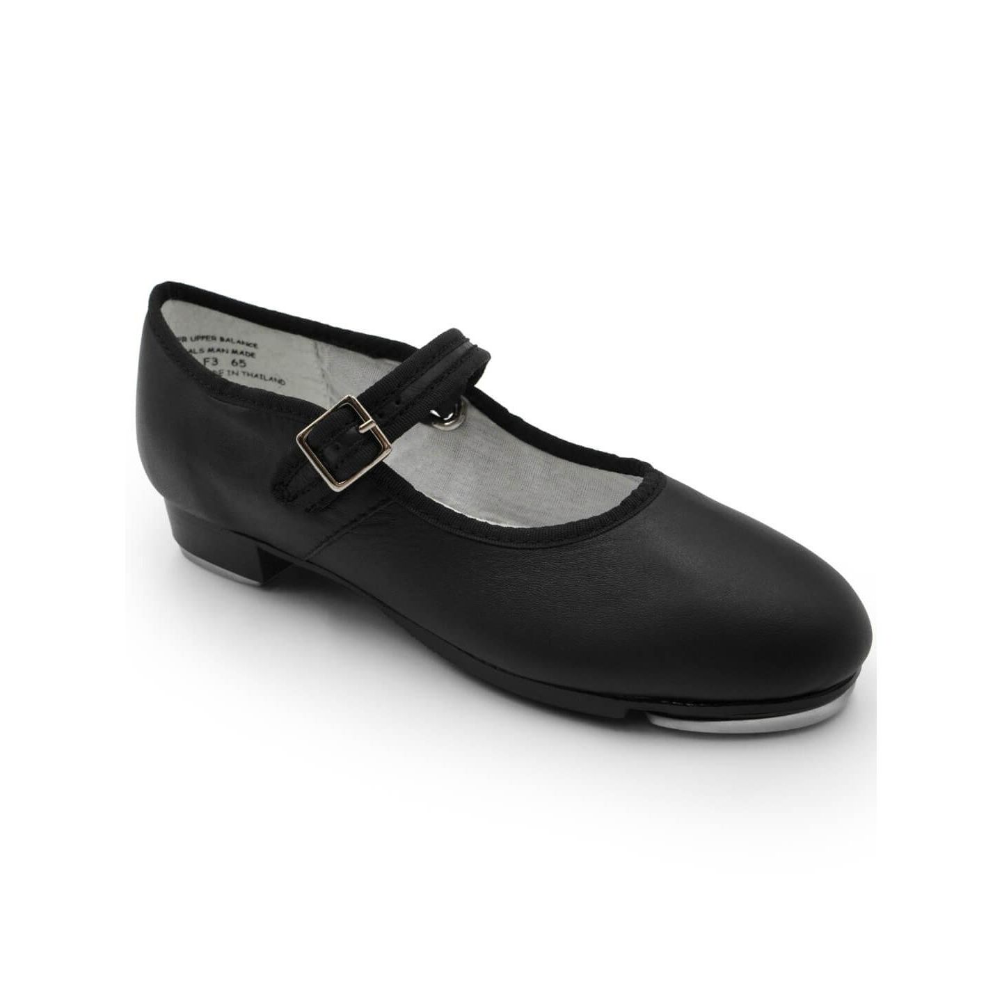 Обувь Capezio Mary Jane Tap Shoe - Child Caramel для девочек, цвет: Чёрный — фото 2