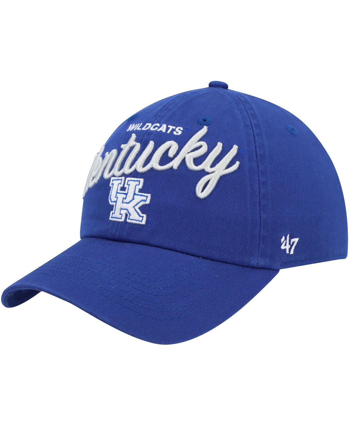 Shop 47 Brand Women's ' Royal Kentucky Wildcats Phoebe Clean Up Adjustable Hat