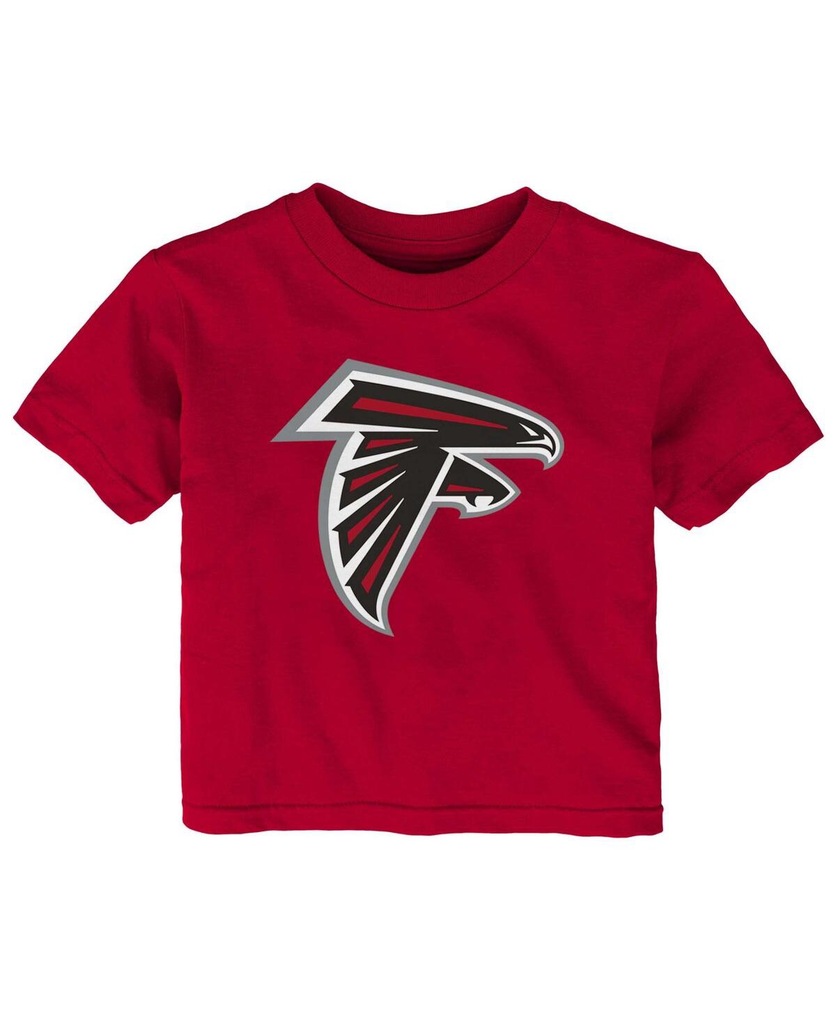 Shop Outerstuff Baby Boys And Girls Red Atlanta Falcons Primary Logo T-shirt