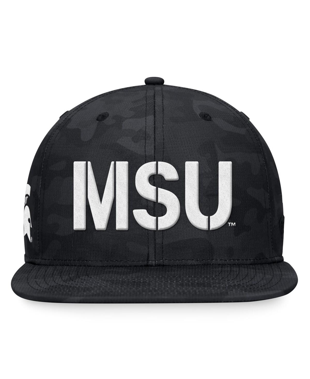 Shop Top Of The World Men's  Black Michigan State Spartans Oht Military-inspired Appreciation Troop Snapba