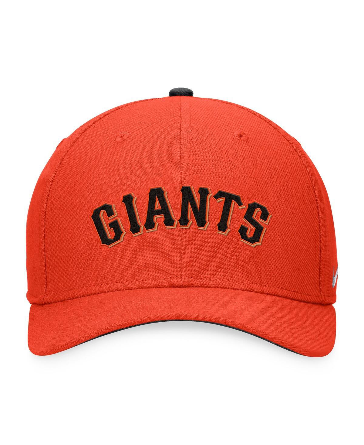 Shop Nike Men's  Orange San Francisco Giants Classic99 Swoosh Performance Flex Hat