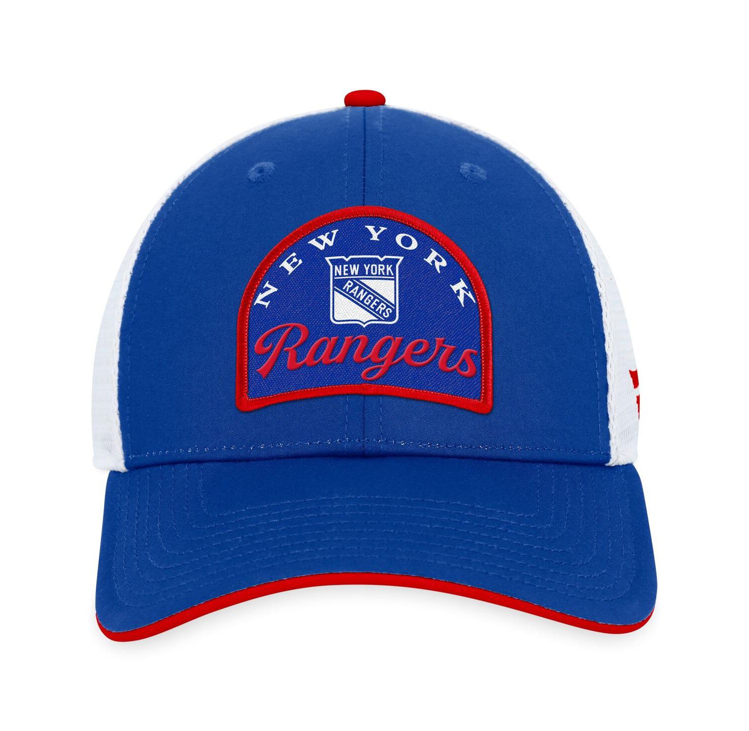 Men's Blue, White New York Rangers Fundamental Adjustable Hat