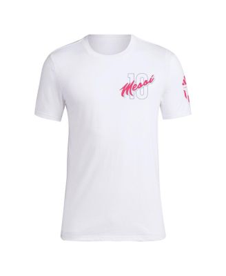 Men's Lionel Messi White Inter Miami Vice T-shirt