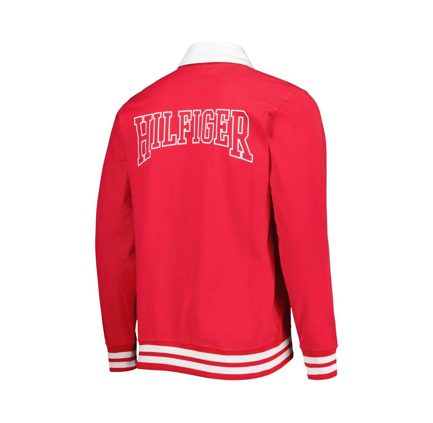 Men's Red Kansas City Chiefs Cody Long Sleeve Polo Shirt