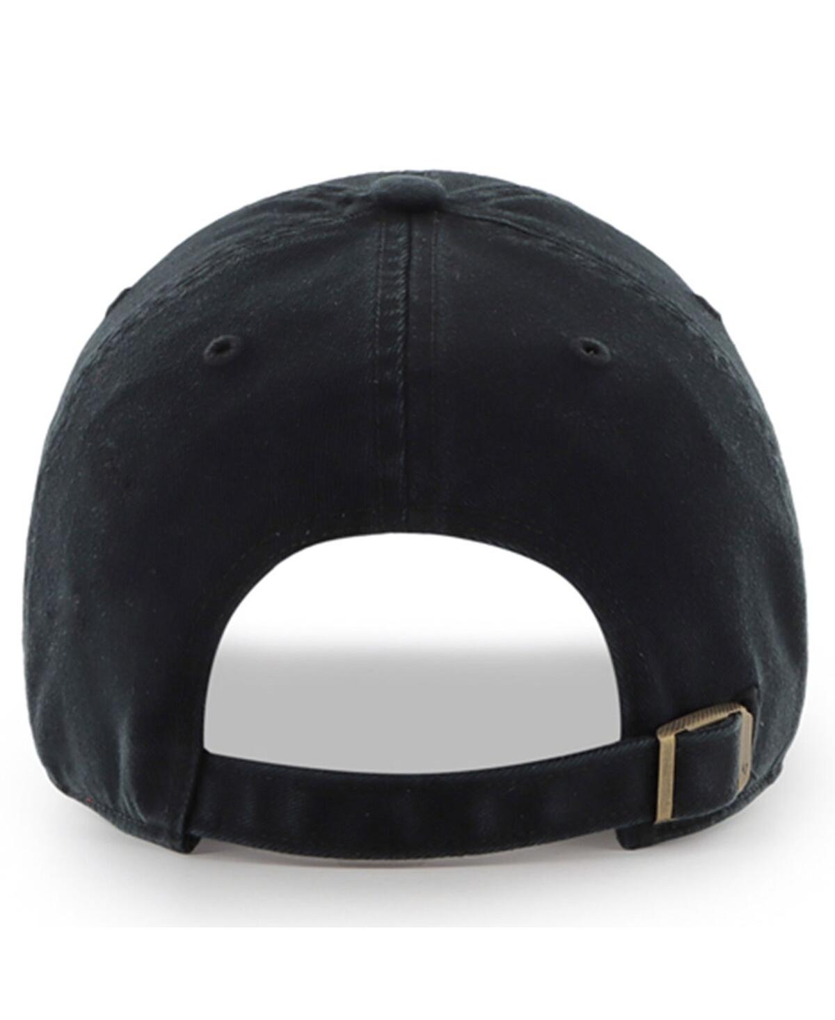 47 Brand Men's ' Black Los Angeles Rams Super Bowl Lvi Champions Sunset Clean Up Adjustable Hat In Black