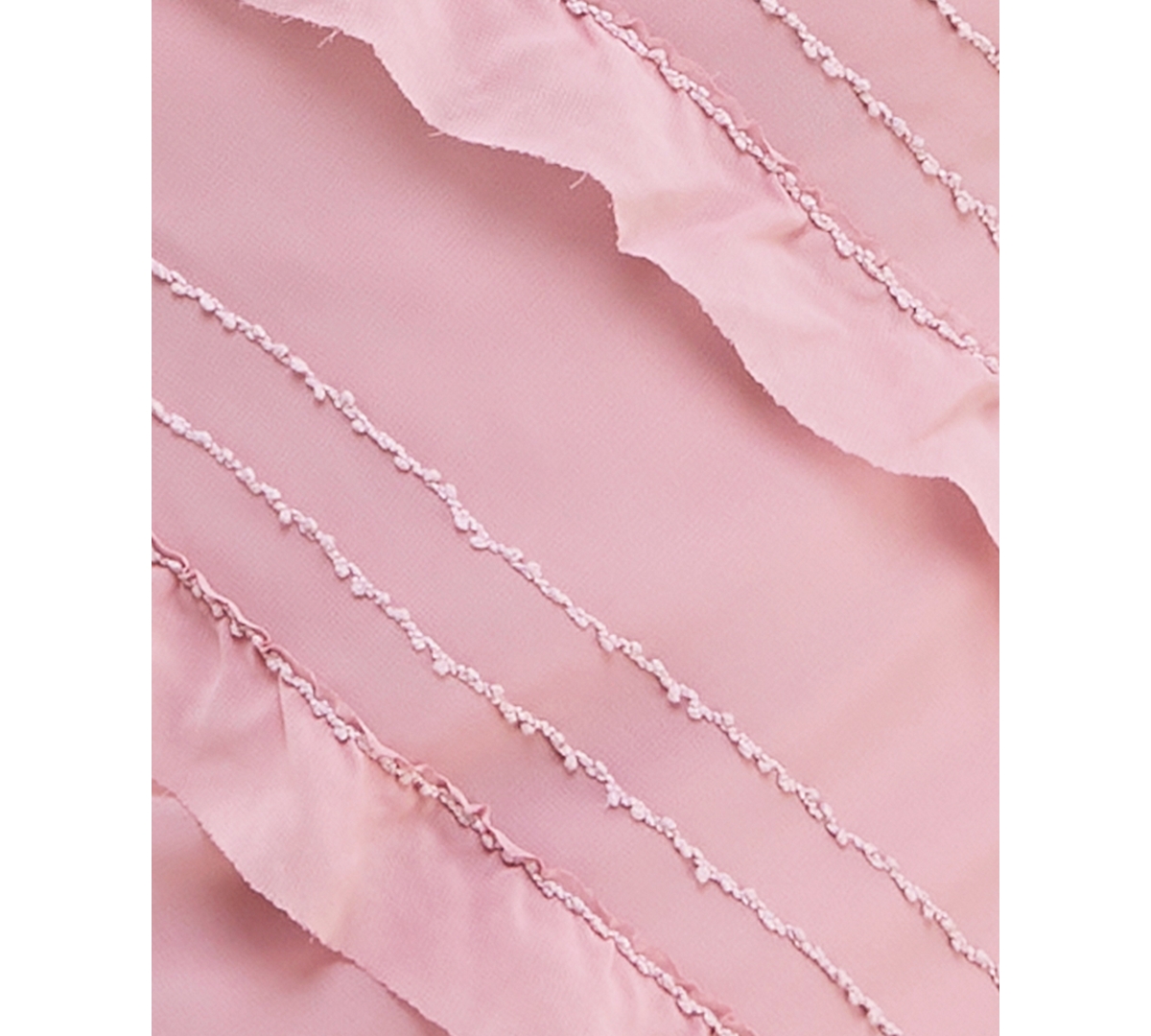Shop Speechless Juniors' Ruffle Trim V-neck Sleeveless Mini Sheath Dress In Deep Rose