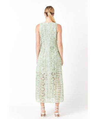 Women's Textured Sleeveless Maxi Dress