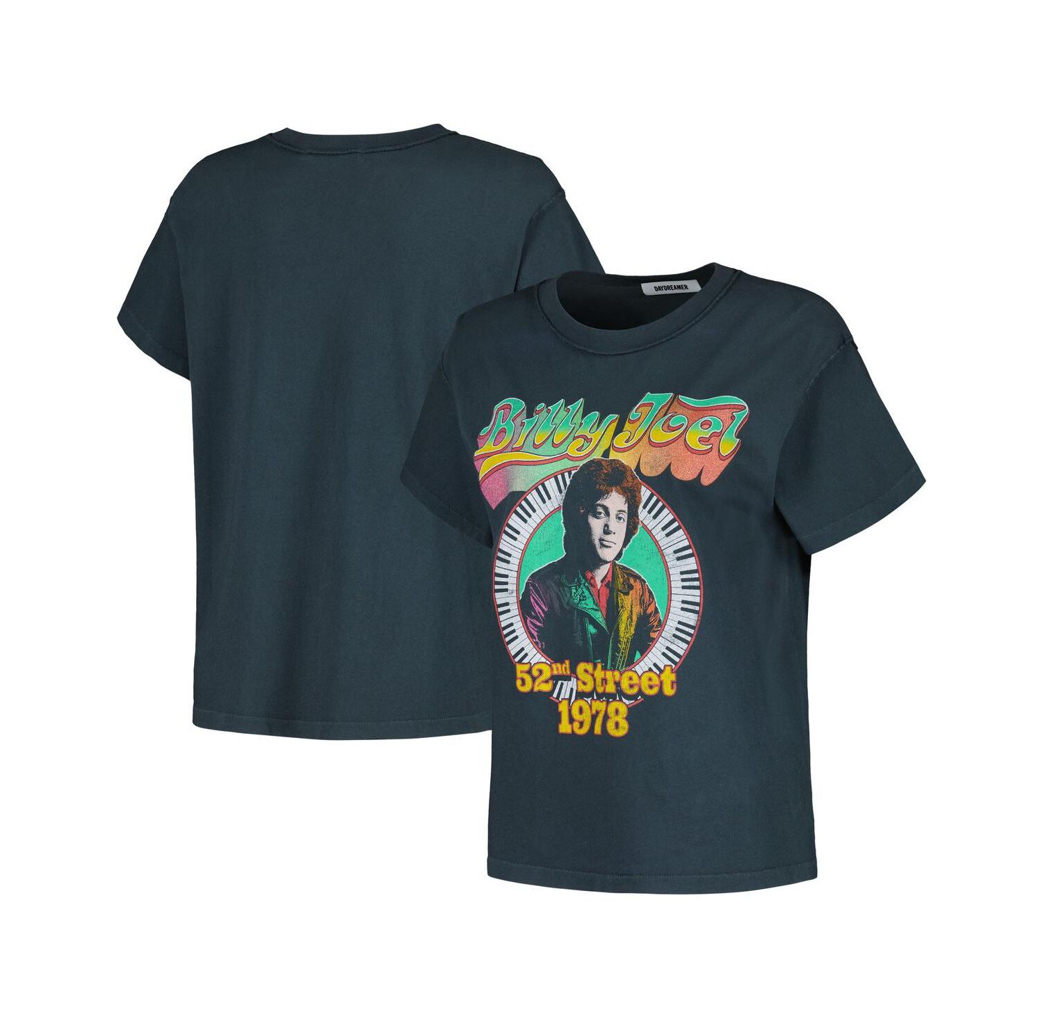 Women's Black Billy Joel 52nd Street Graphic T-shirt