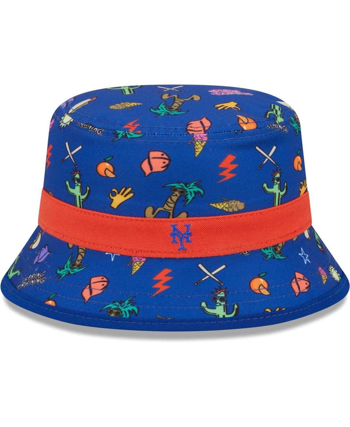 Shop New Era Toddler Boys And Girls  Royal New York Mets Spring Training Icon Bucket Hat