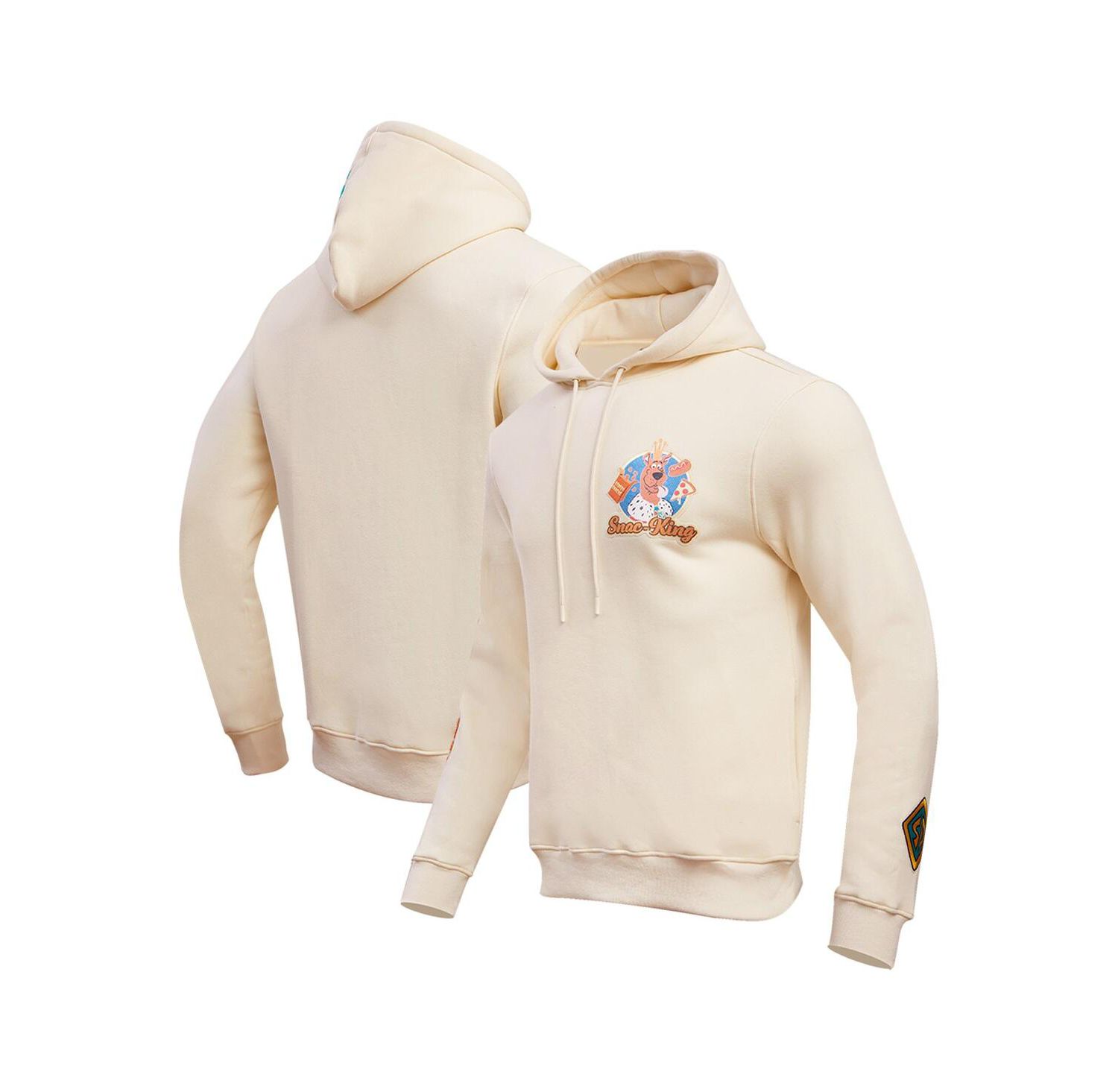 Men's and Women's Natural Scooby-Doo Snack King Pullover Hoodie