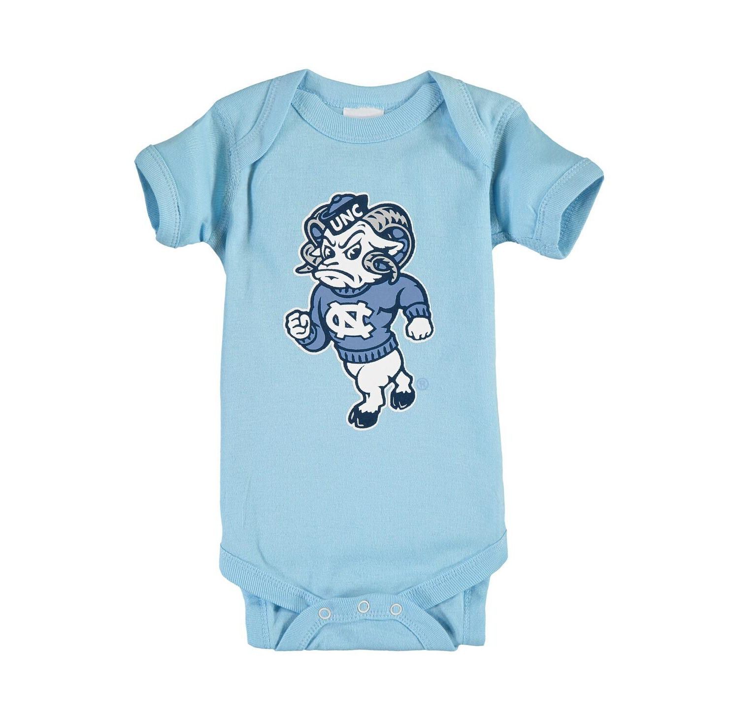 Baby Boys and Girls Carolina Blue North Carolina Tar Heels Big Logo Bodysuit