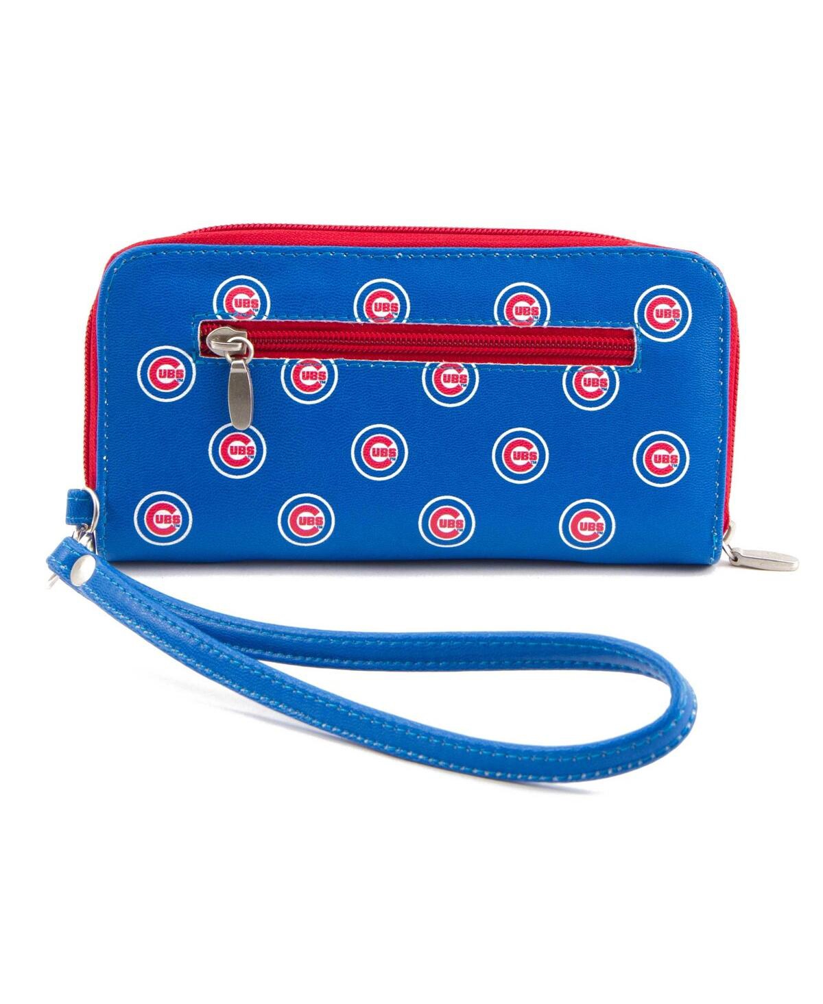 Women's Chicago Cubs Zip-Around Wristlet Wallet - Blue