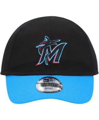 Baby Boys and Girls Black Miami Marlins Team Color My First 9TWENTY Flex Hat
