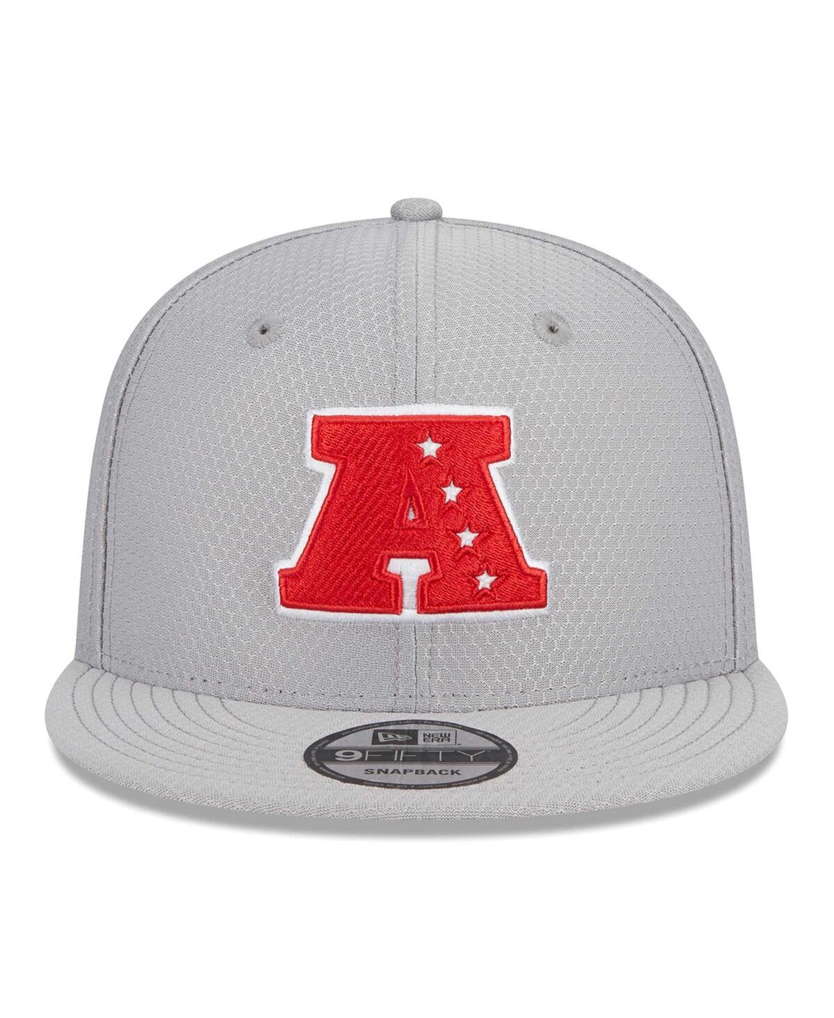Shop New Era Men's  Gray New York Jets 2024 Pro Bowl 9fifty Adjustable Snapback Hat