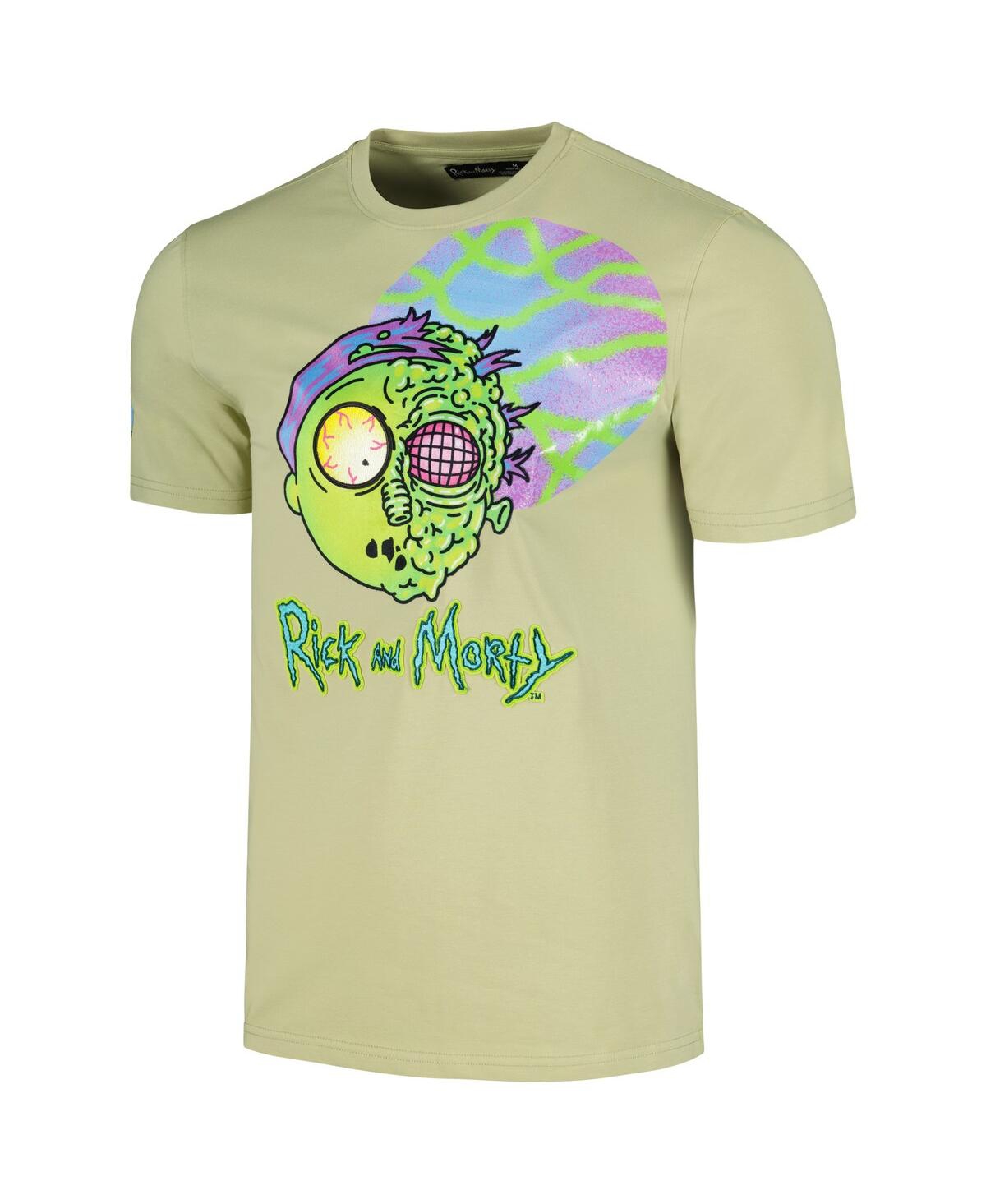 Shop Freeze Max Men's And Women's  Olive Rick And Morty Morty T-shirt