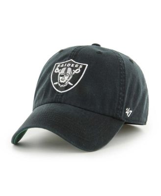 Men's Black Las Vegas Raiders Sure Shot Franchise Fitted Hat
