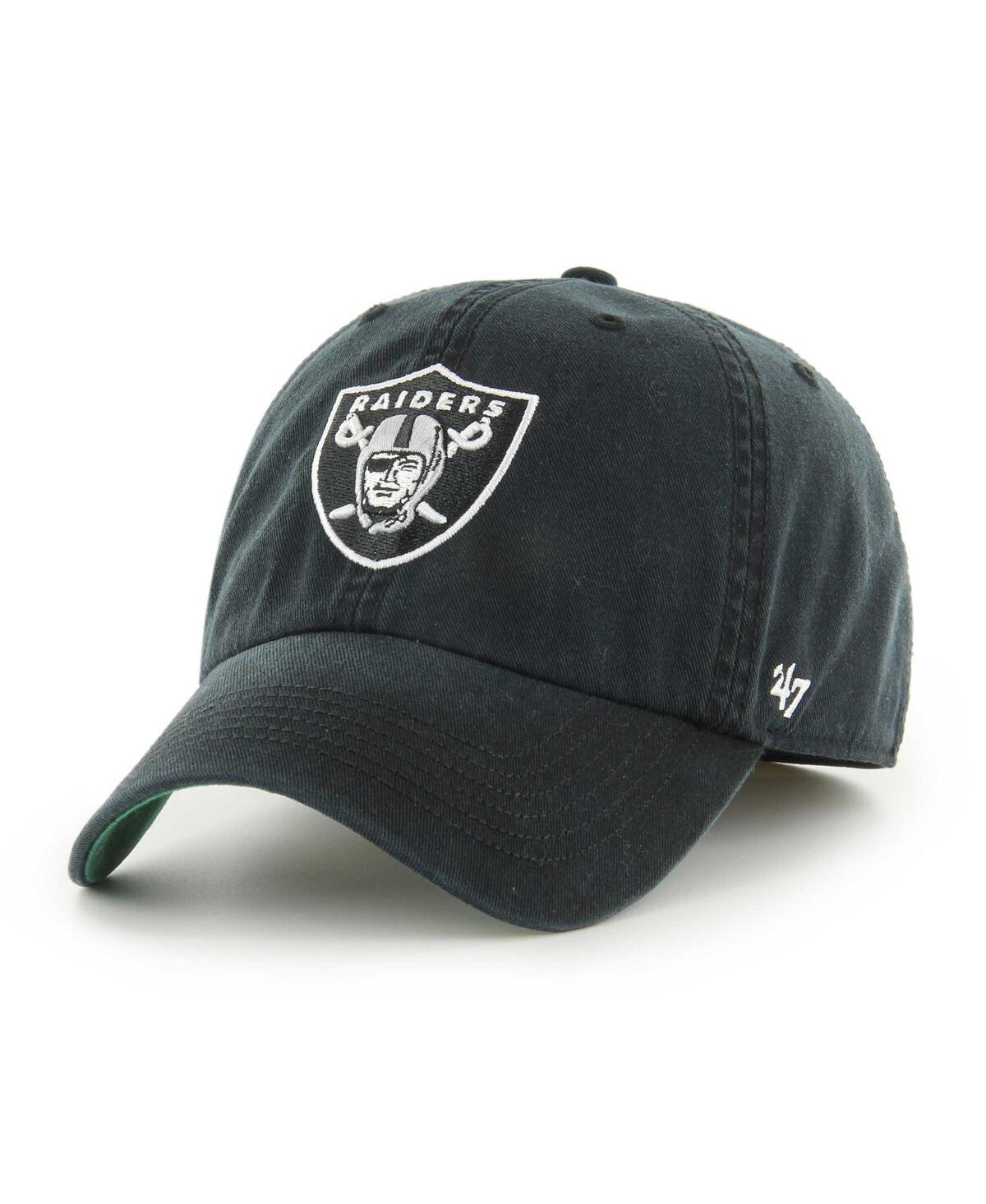 Men's '47 BrandLas Vegas Raiders Sure Shot Franchise Fitted Hat - Black