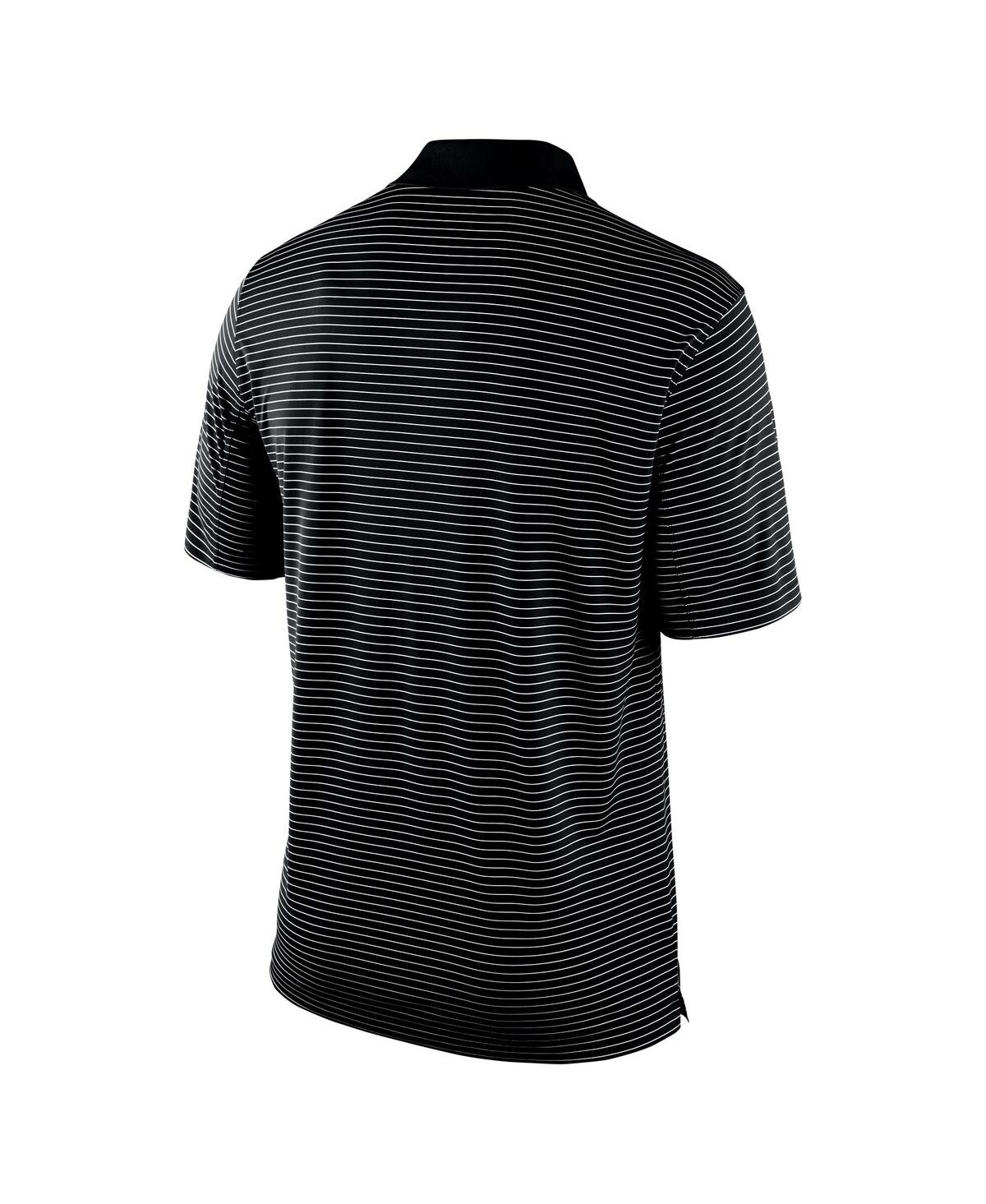 Shop Nike Men's  Black Colorado Buffaloes Stadium Stripe Performance Team Polo Shirt