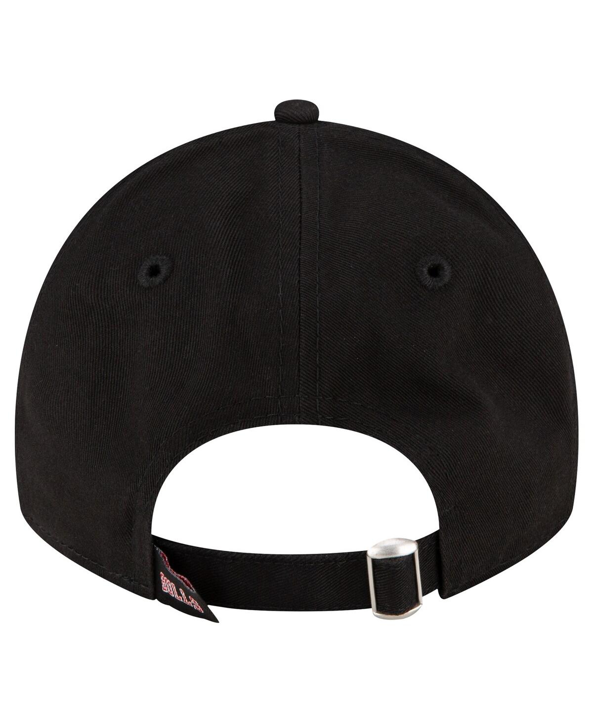 Men's New Era Black Chicago Bulls Team 2.0 9TWENTY Adjustable Hat