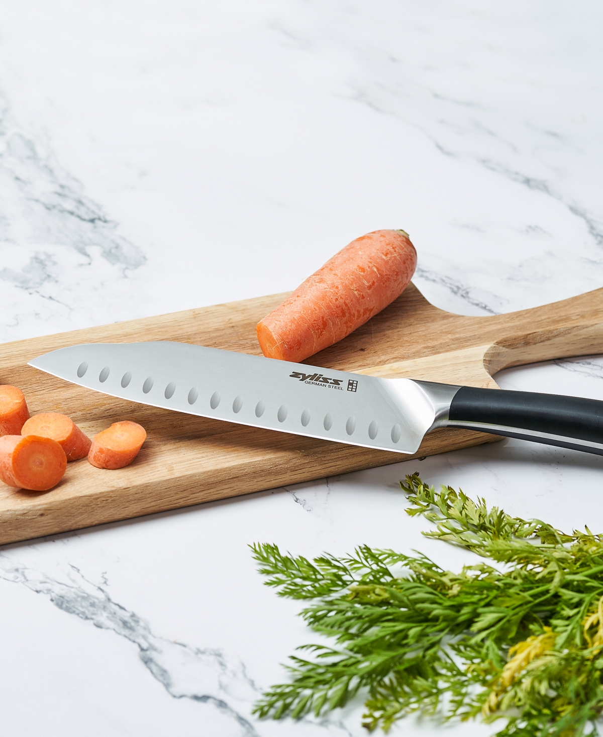 ZYLISS COMFORT PRO STAINLESS STEEL SANTOKU KNIFE 7" 