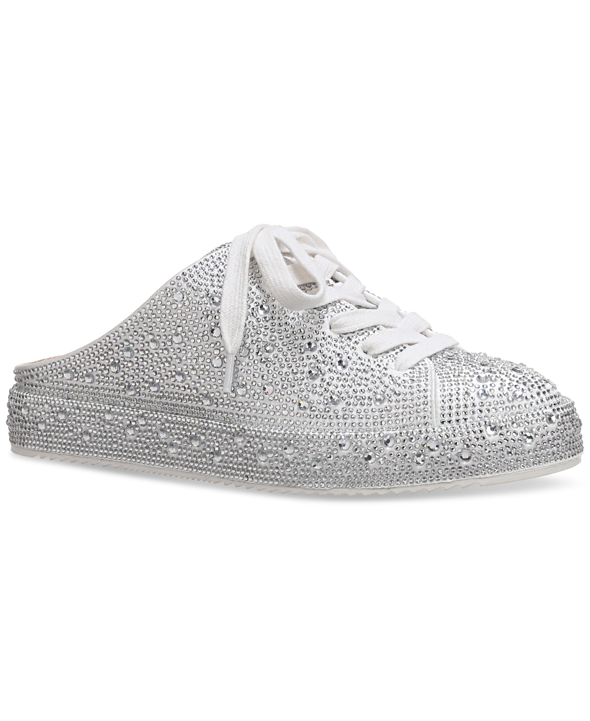 Inc International Concepts Women's Larisaa Embellished Mule Sneakers, Created For Macy's In Silver Bling