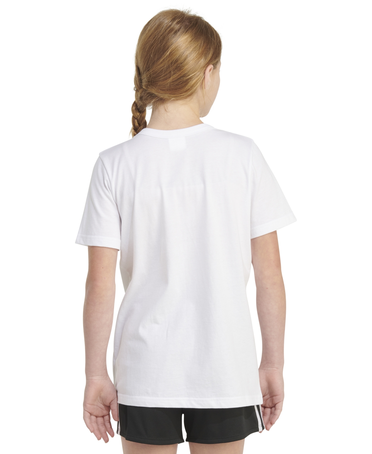 adidas Big Girls Short-Sleeve Cotton Logo Graphic T-Shirt