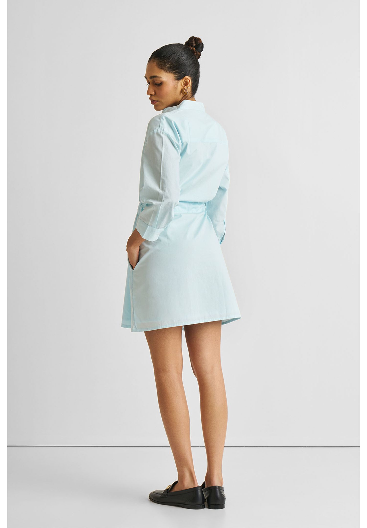 Women's Short Tie Waist Dress