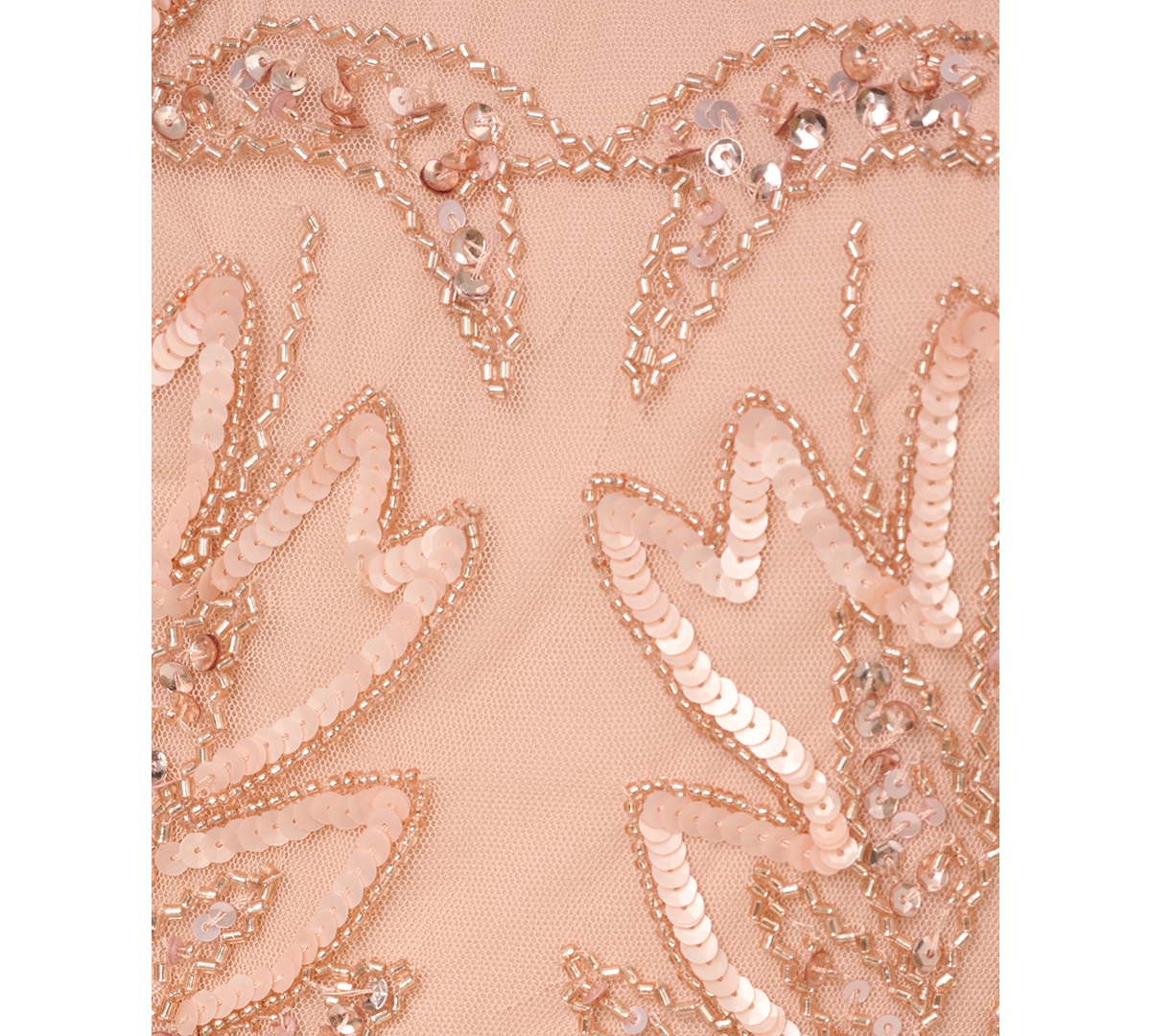 Shop Adrianna Papell Plus Size Embellished Sleeveless Gown In Rose Gold