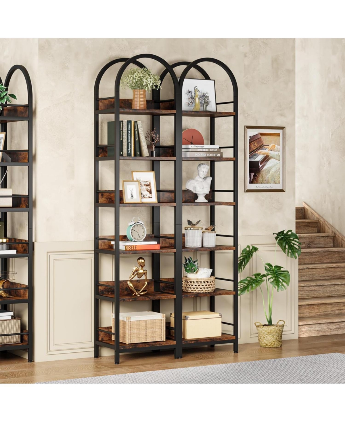 Tribesigns 6-Tier Open Bookshelf, 78.7