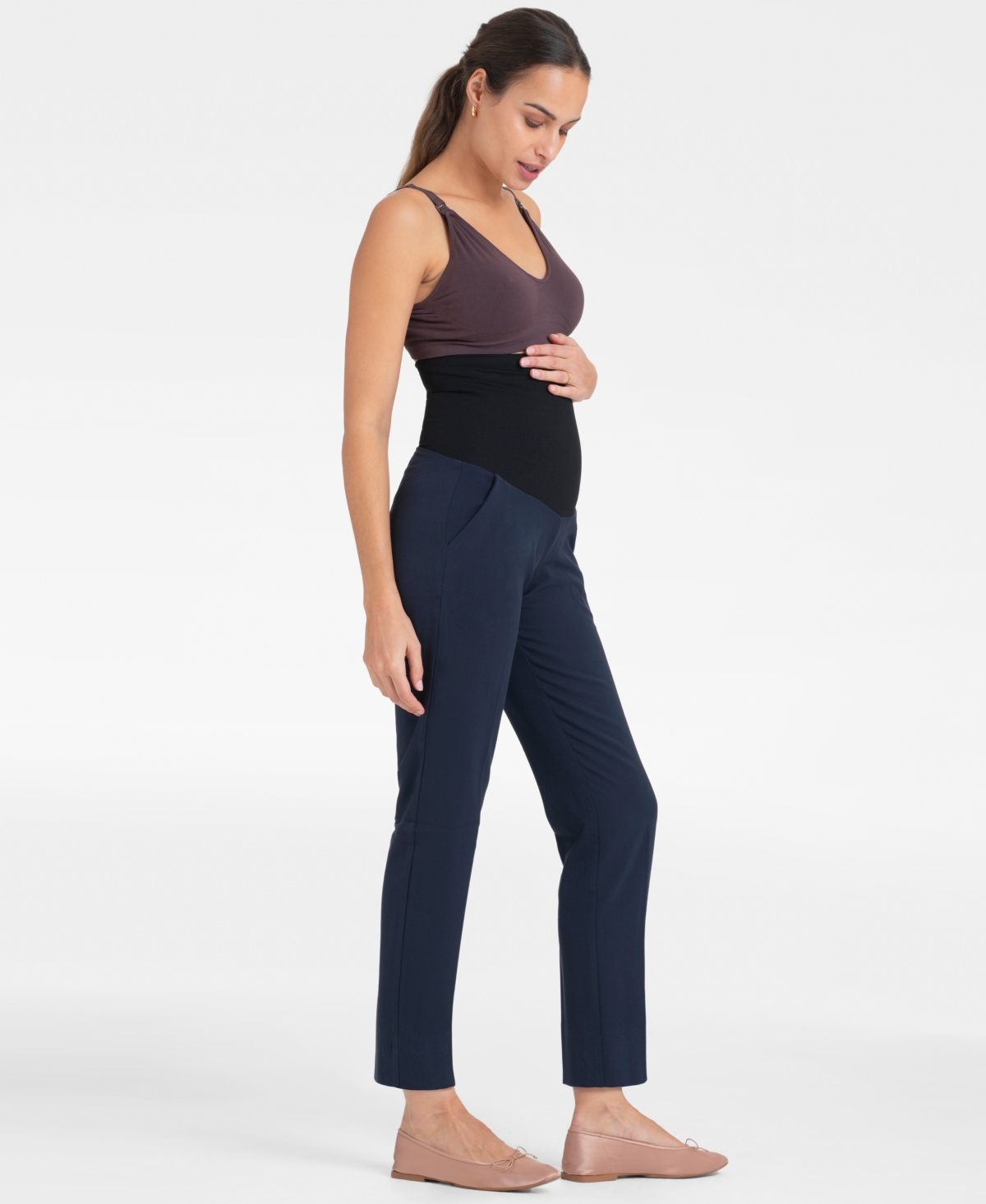 Seraphine Women's Tapered Post Maternity Shaping Pants