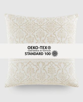 Damask Printed Decorative Pillow, 20" x 20"