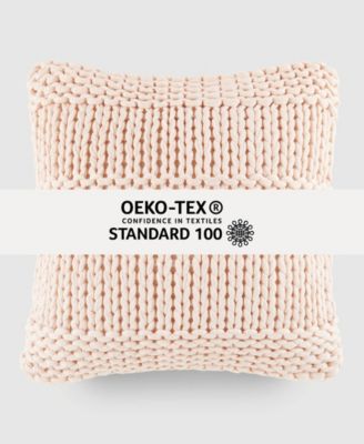 Cozy Chunky Knit Decorative Pillow, 20" x 20"