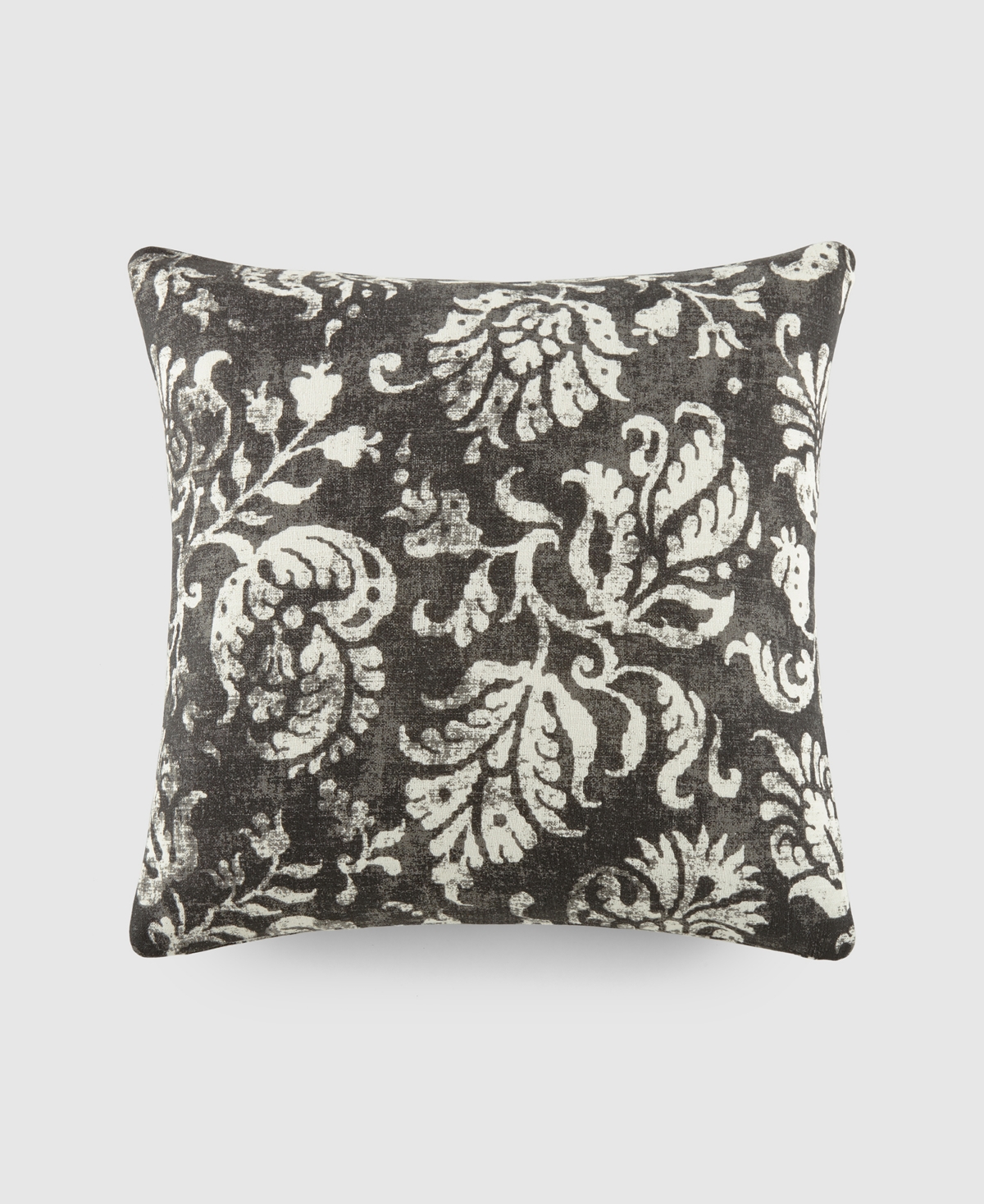 Ienjoy Home Elegant Pattern Decorative Pillow, 20" X 20" In Charcoal