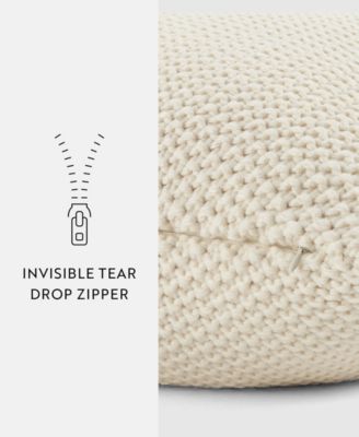 Stitch Knit Decorative Pillow, 20" x 20"