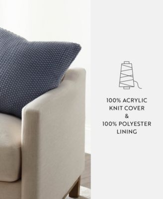 Stitch Knit Decorative Pillow, 20" x 20"